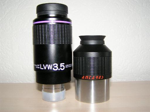 Gr&ouml;&szlig;envergleich zum LVW 3,5